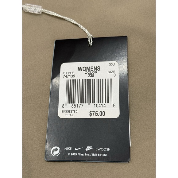 Nike Women's Bermuda Tournament Golf Shorts 747135 Walking Leisure Sz 0 NWT - Picture 4 of 10